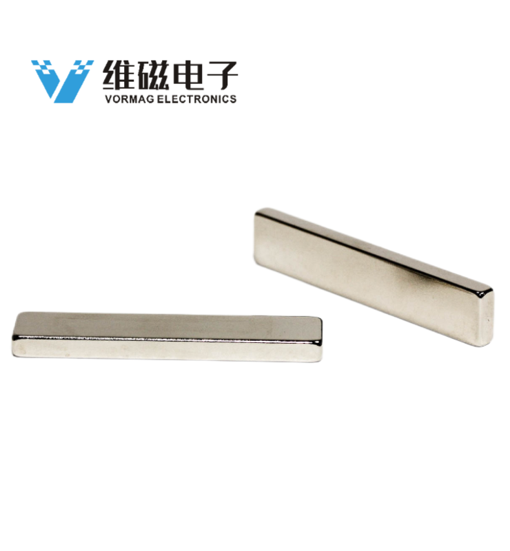 50x10x4mm N42 Bar Neodym Block Magnet NiCuNi